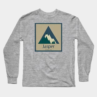 Jasper National Park Rustic Long Sleeve T-Shirt